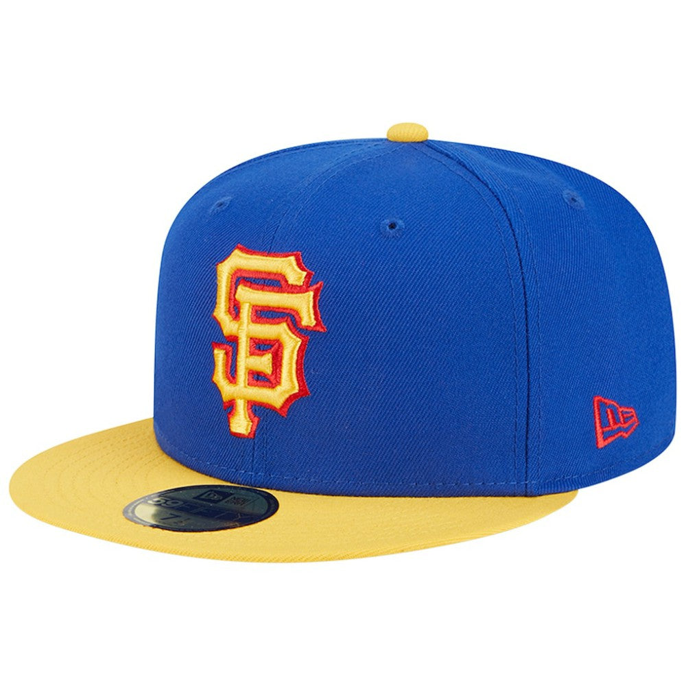 San Francisco Giants New Era Empire 59FIFTY Fitted Hat - Royal/Yellow Hats