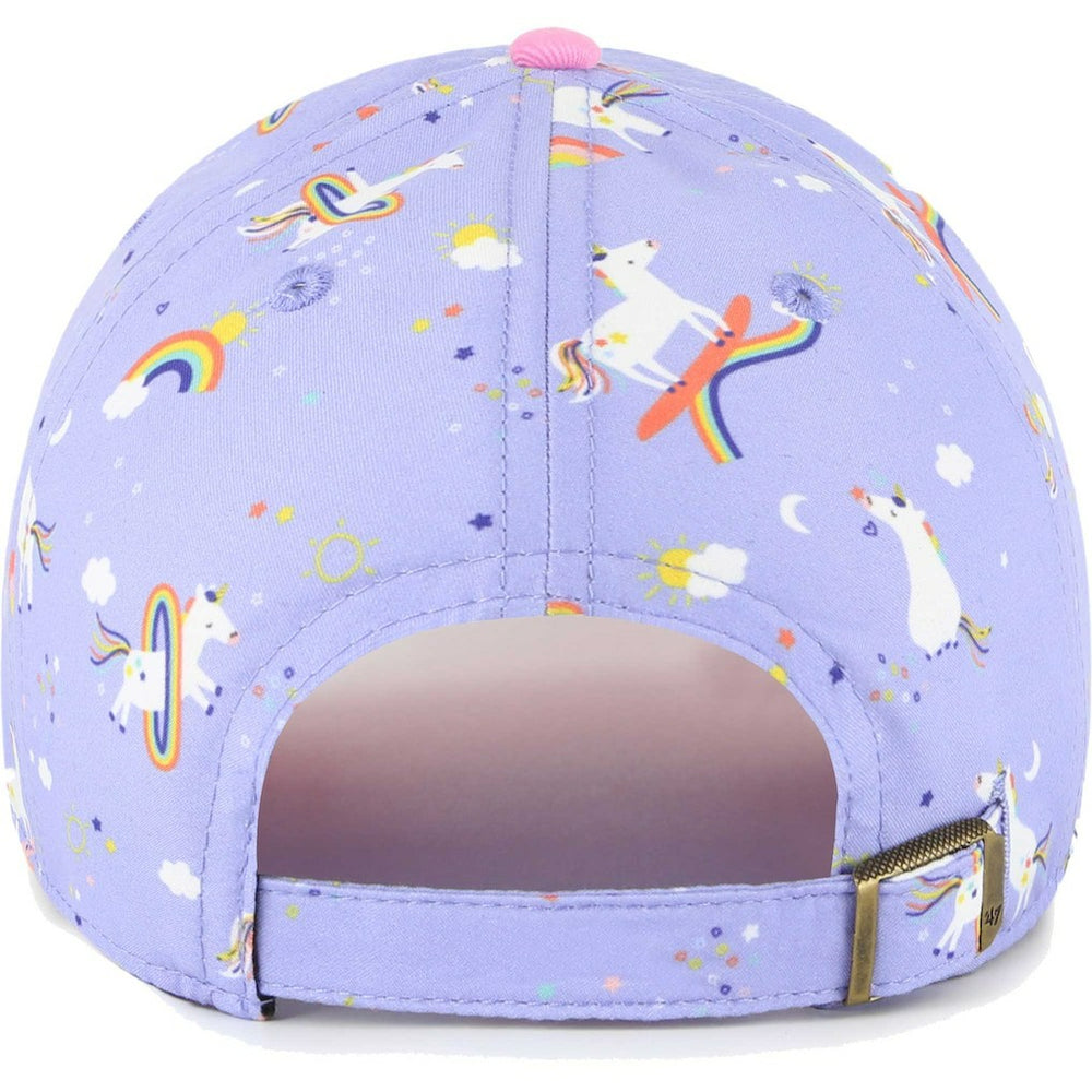 New York Giants '47 Girls Preschool Unicorn Clean Up Adjustable Hat Lavender