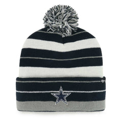 Dallas Cowboys '47 Powerline Cuffed Knit Hat with Pom Navy
