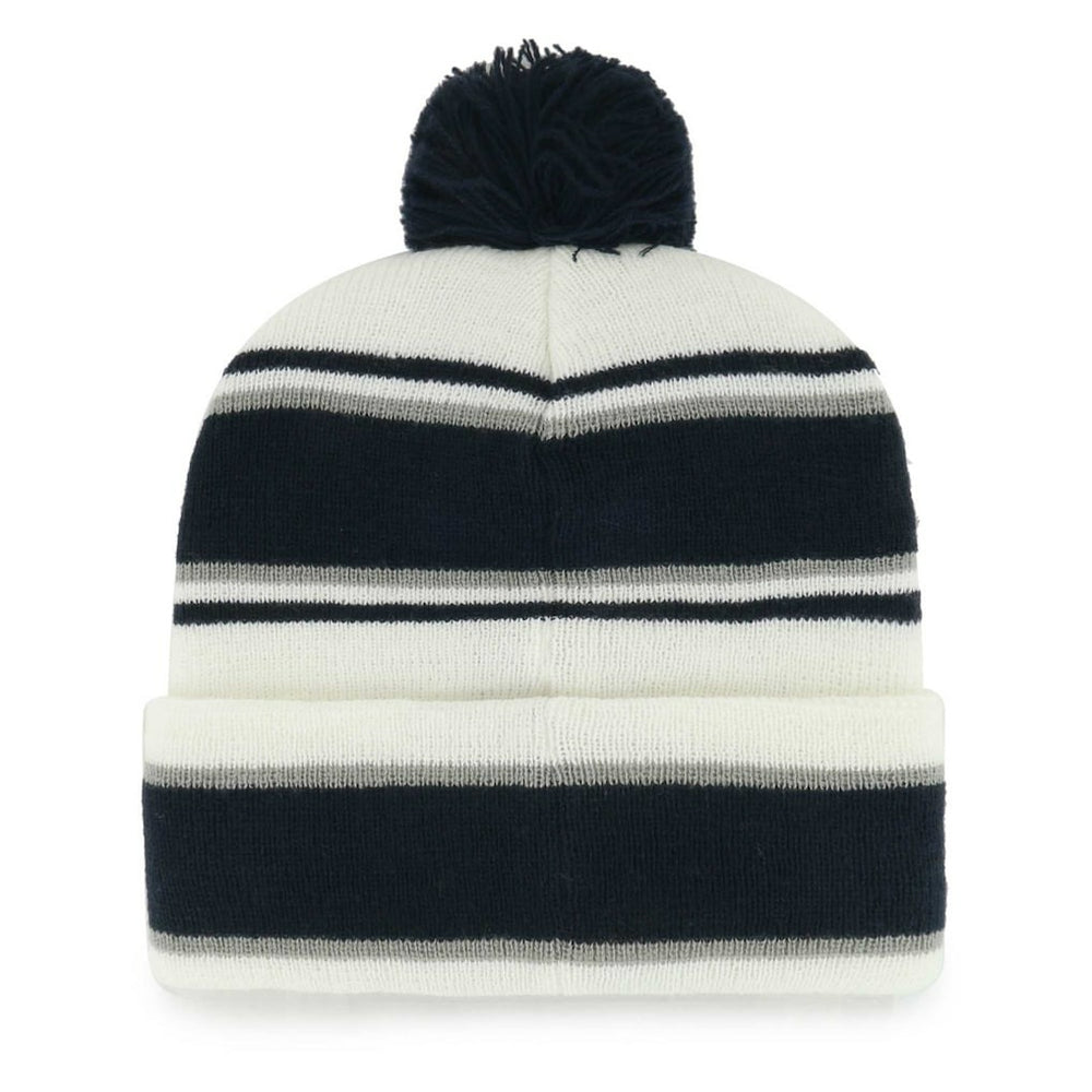 Dallas Cowboys '47 Youth Stripling Cuffed Knit Hat with Pom White