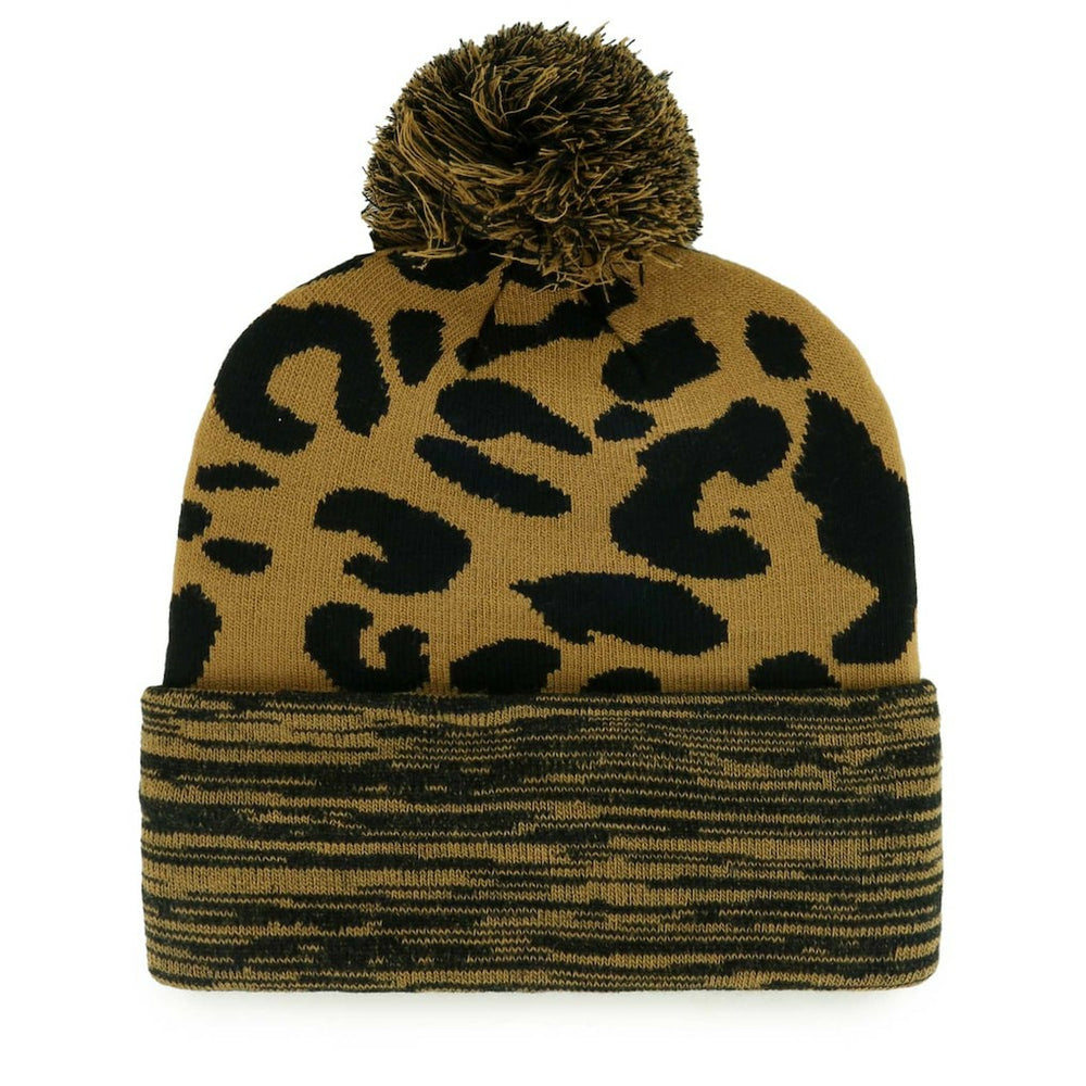 Dallas Cowboys '47 Women's Rosette Cuffed Knit Hat with Pom Tan