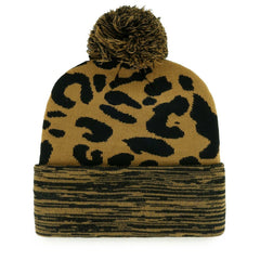 Dallas Cowboys '47 Women's Rosette Cuffed Knit Hat with Pom Tan