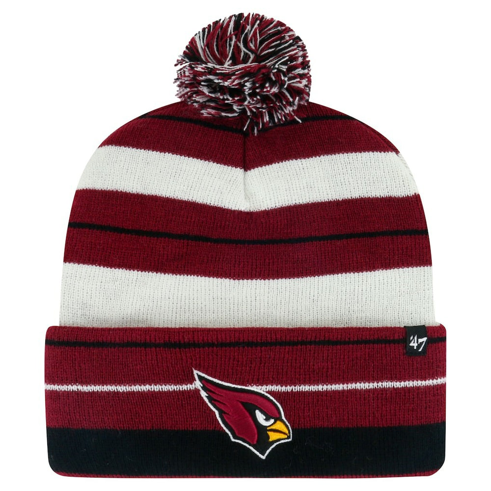 Arizona Cardinals '47 Powerline Cuffed Knit Hat with Pom Cardinal