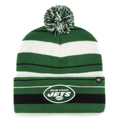 New York Jets '47 Powerline Cuffed Knit Hat with Pom Green