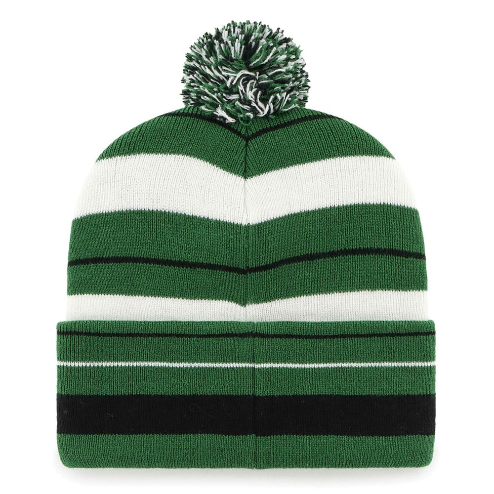 New York Jets '47 Powerline Cuffed Knit Hat with Pom Green