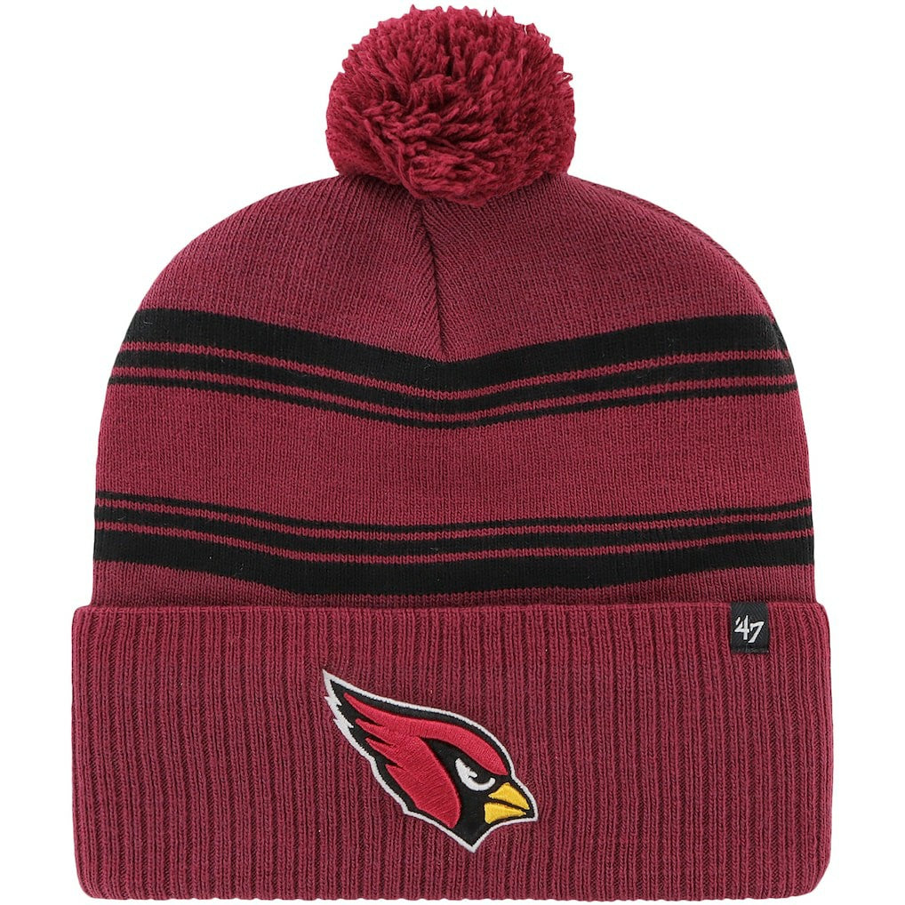 Arizona Cardinals '47 Fadeout Cuffed Knit Hat with Pom Cardinal