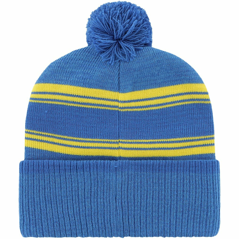 Los Angeles Rams '47 Fadeout Cuffed Knit Hat with Pom Royal