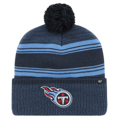 Tennessee Titans '47 Fadeout Cuffed Knit Hat with Pom Navy