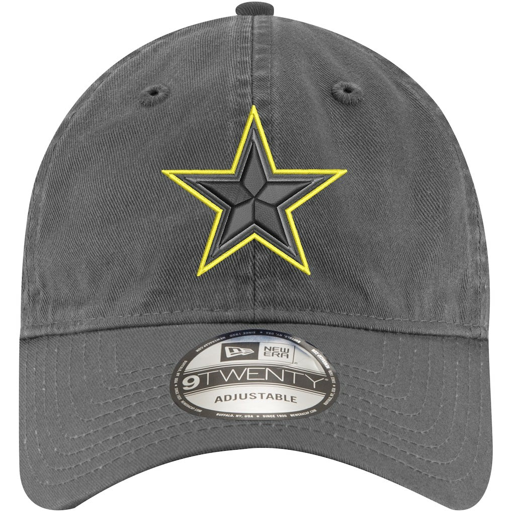 Dallas Cowboys New Era Volt 9TWENTY Adjustable Hat Graphite