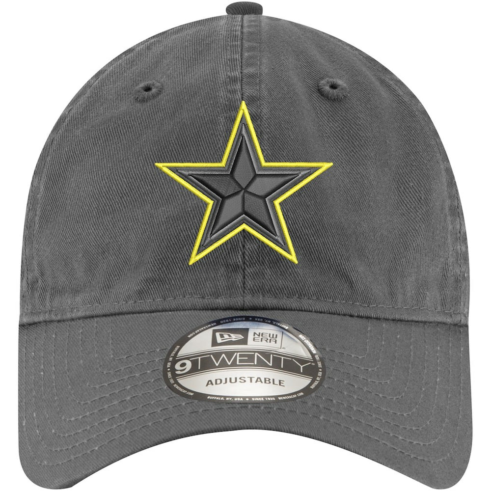 Dallas Cowboys New Era Volt 9TWENTY Adjustable Hat Graphite