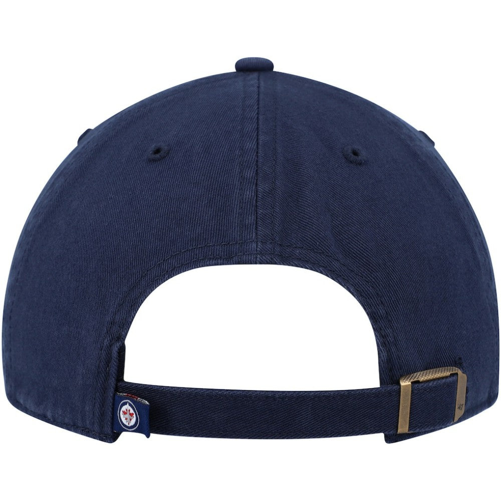 NHL Winnipeg Jets '47 Clean Up Adjustable Hat - Navy