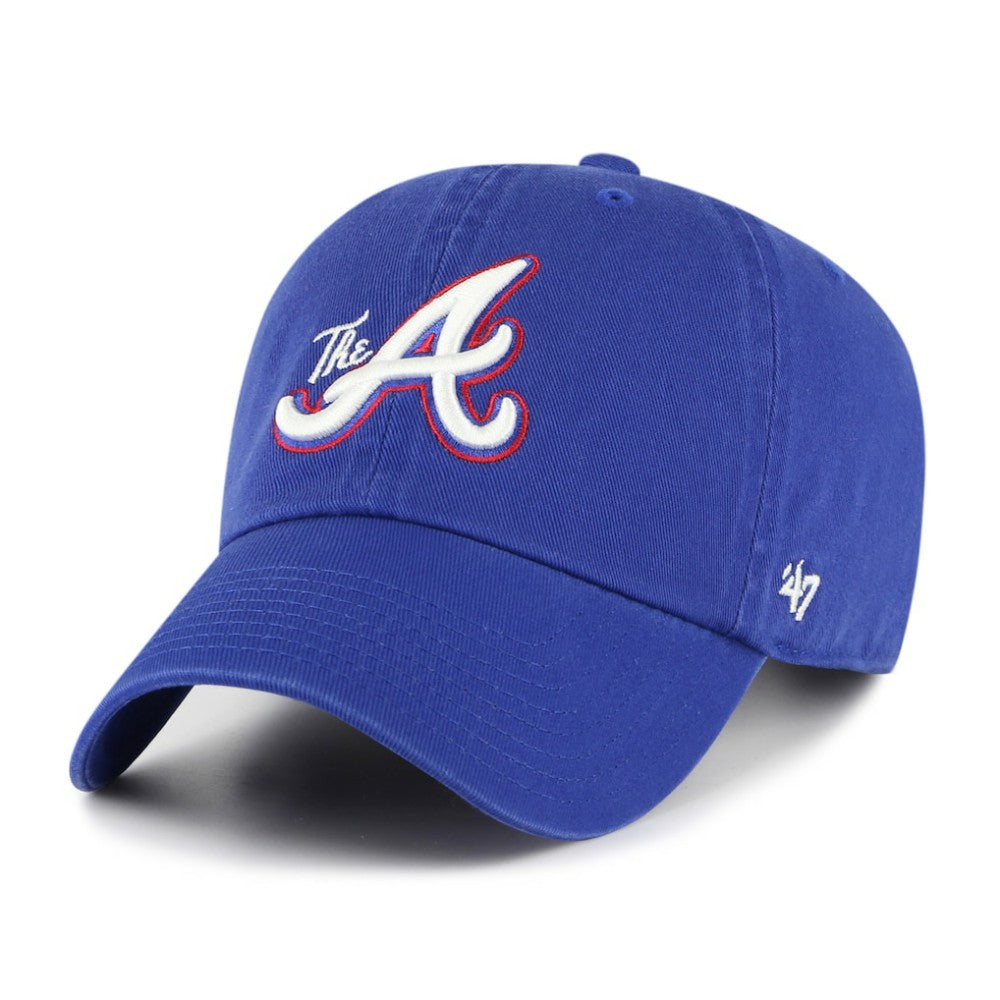 Atlanta Braves '47 2023 City Connect Clean Up Adjustable Hat - Royal Hats