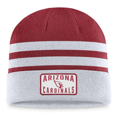 Arizona Cardinals Logo Cuffed Knit Hat Heather Gray