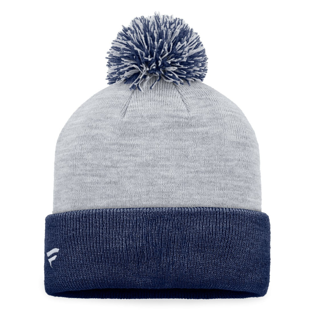 Tennessee Titans Women's Cuffed Knit Hat with Pom Gray