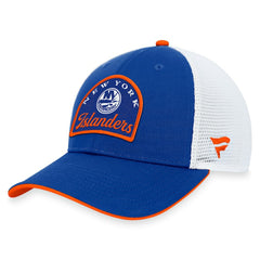 NHL New York Islanders Fanatics Fundamental Adjustable Hat - Royal/White