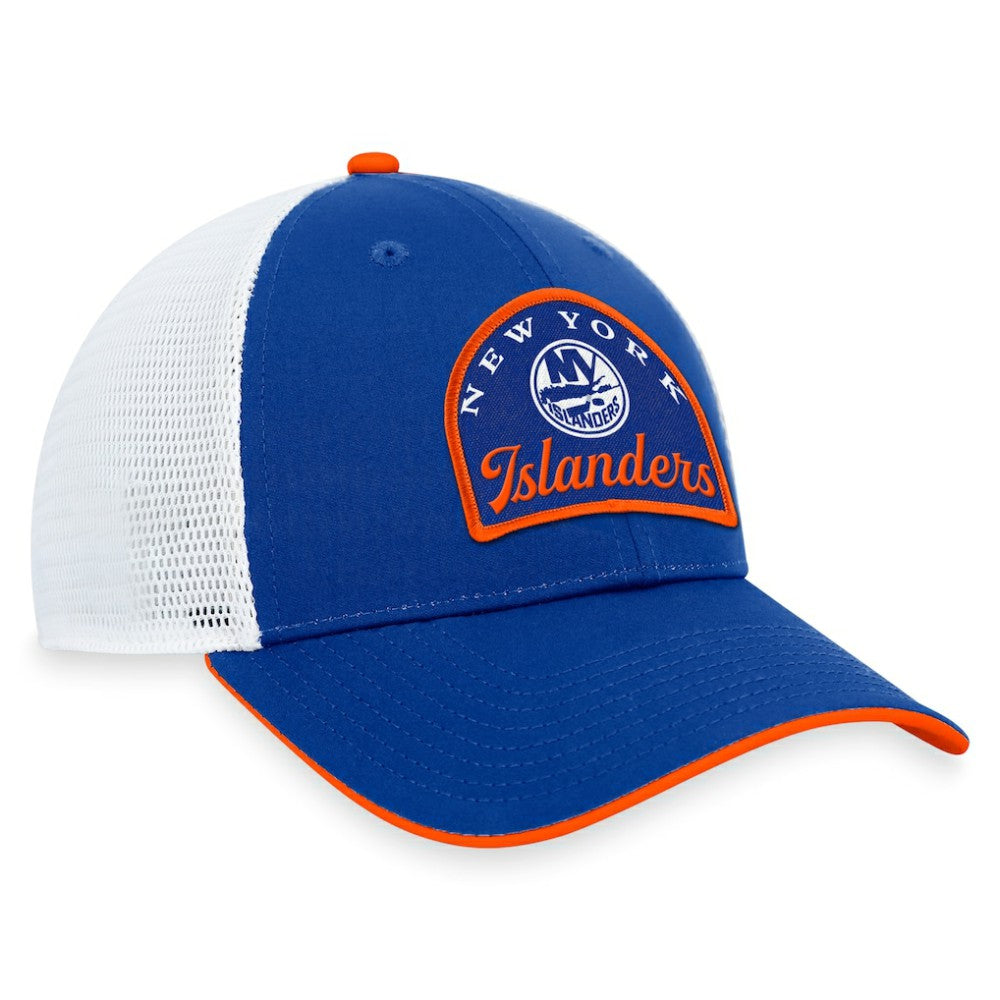 NHL New York Islanders Fanatics Fundamental Adjustable Hat - Royal/White