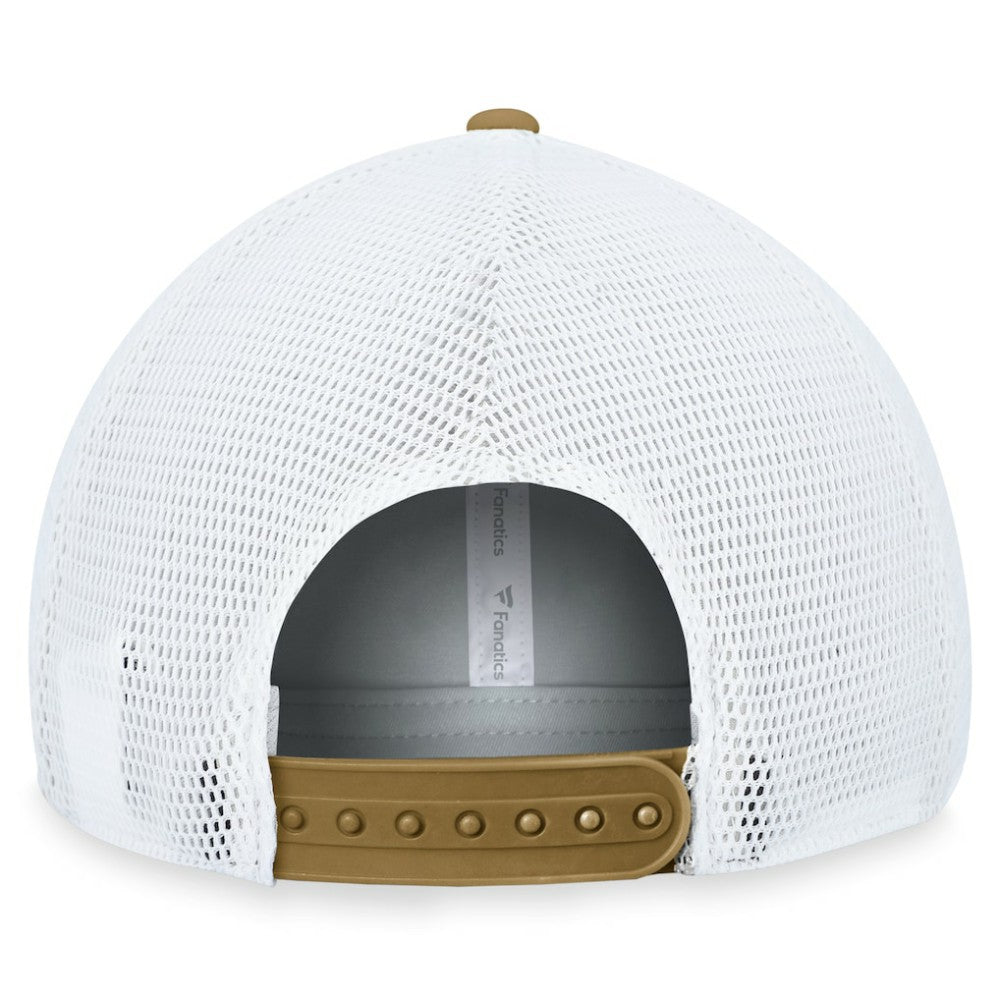 NHL Vegas Golden Knights Fanatics Fundamental Adjustable Hat - Black/White
