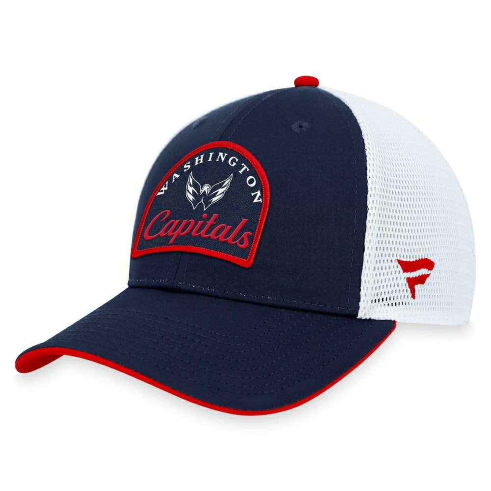 NHL Washington Capitals Fanatics Fundamental Adjustable Hat - Navy/White