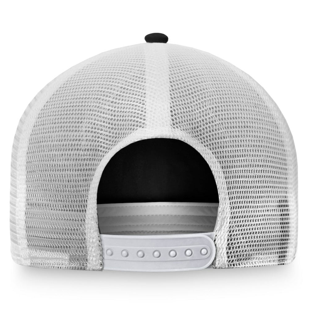 NHL Pittsburgh Penguins Fanatics Women's Fundamental Trucker Adjustable Hat - Black/White