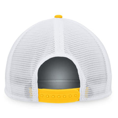 NHL Nashville Predators Fanatics Foam Front Patch Trucker Snapback Hat - Gold/White