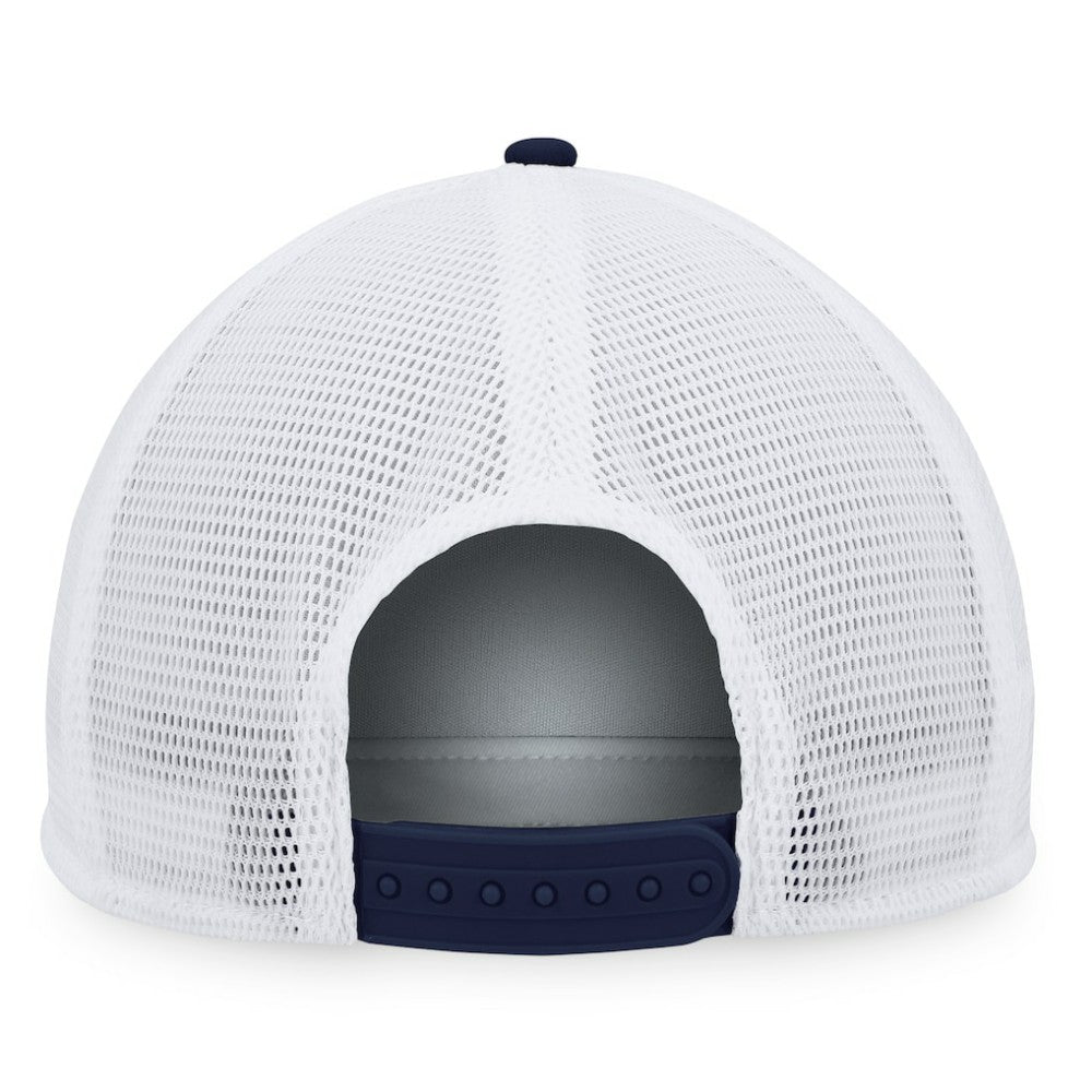 NHL St. Louis Blues Fanatics Foam Front Patch Trucker Snapback Hat - Navy/White
