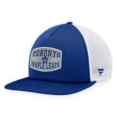 NHL Toronto Maple Leafs Fanatics Foam Front Patch Trucker Snapback Hat - Blue/White