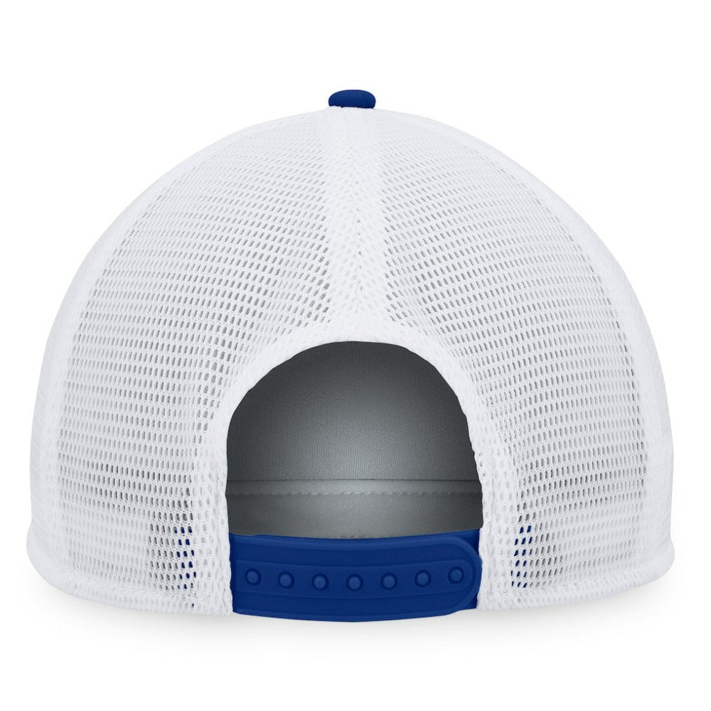 NHL Toronto Maple Leafs Fanatics Foam Front Patch Trucker Snapback Hat - Blue/White