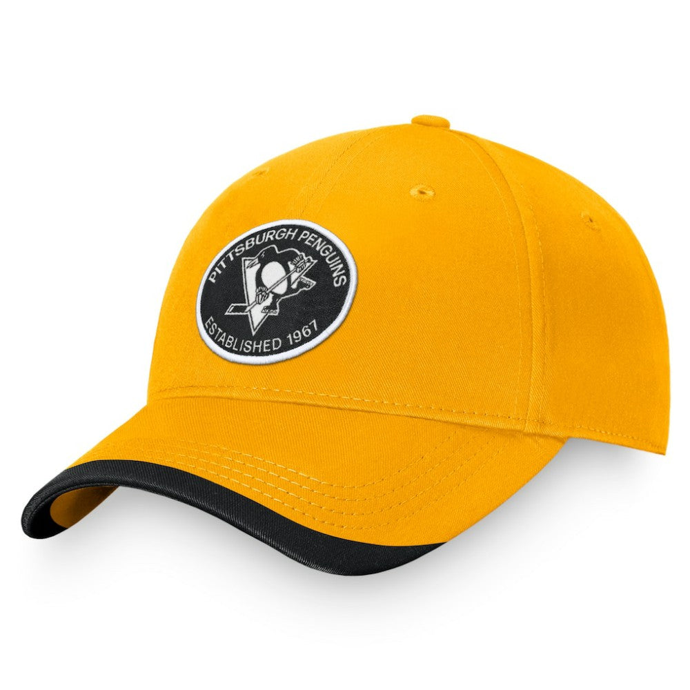 NHL Pittsburgh Penguins Fanatics Fundamental Adjustable Hat - Gold