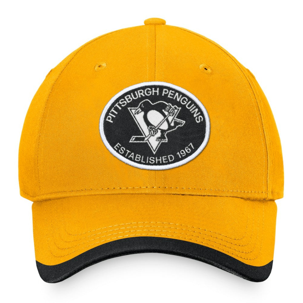 NHL Pittsburgh Penguins Fanatics Fundamental Adjustable Hat - Gold
