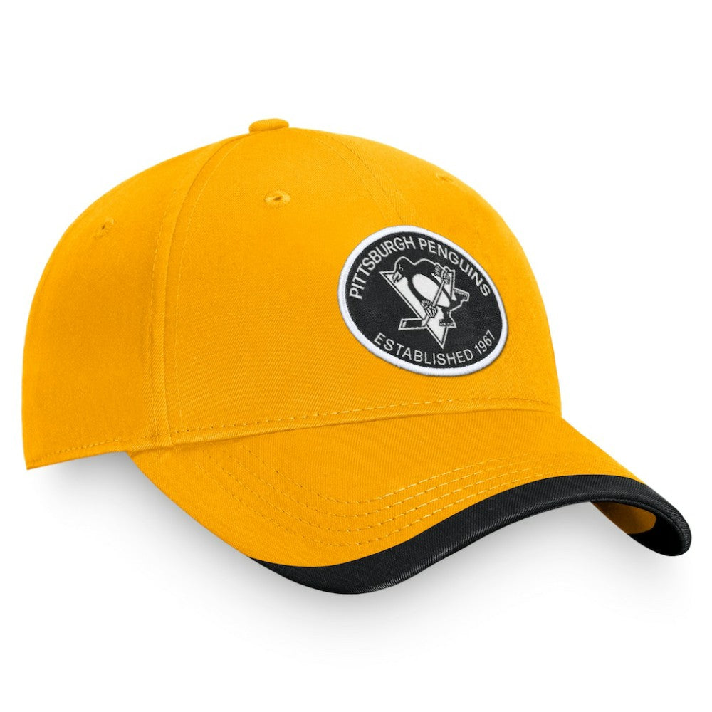NHL Pittsburgh Penguins Fanatics Fundamental Adjustable Hat - Gold