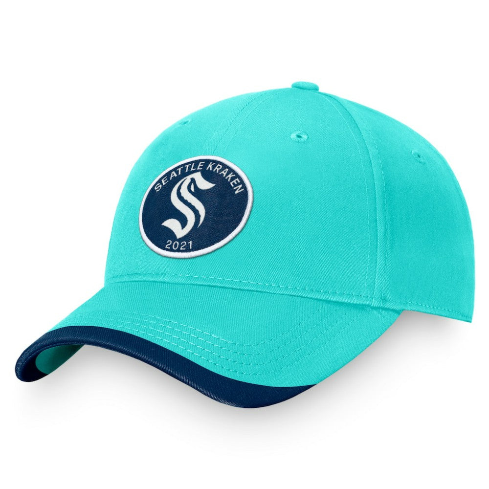 NHL Seattle Kraken Fanatics Fundamental Adjustable Hat - Light Blue