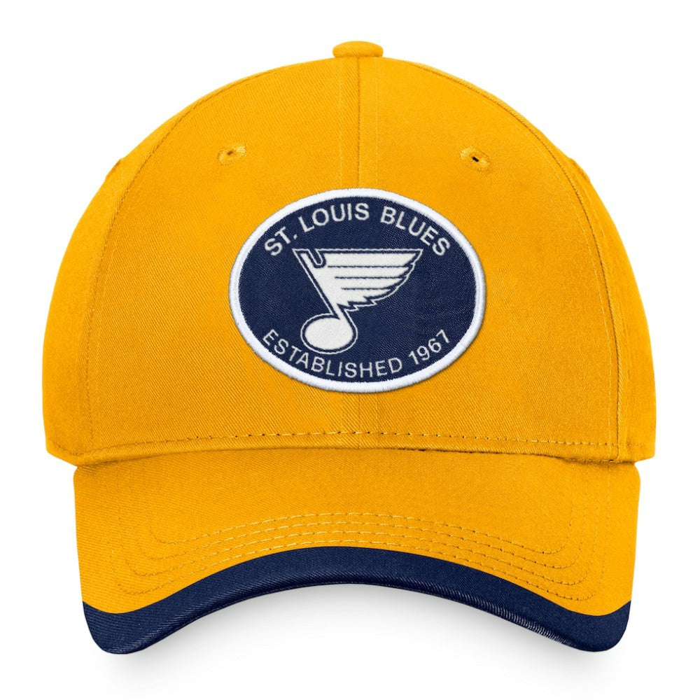 NHL St. Louis Blues Fanatics Fundamental Adjustable Hat - Gold