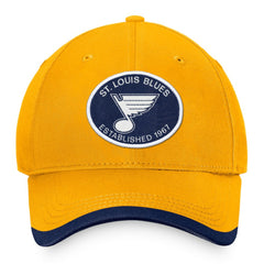 NHL St. Louis Blues Fanatics Fundamental Adjustable Hat - Gold