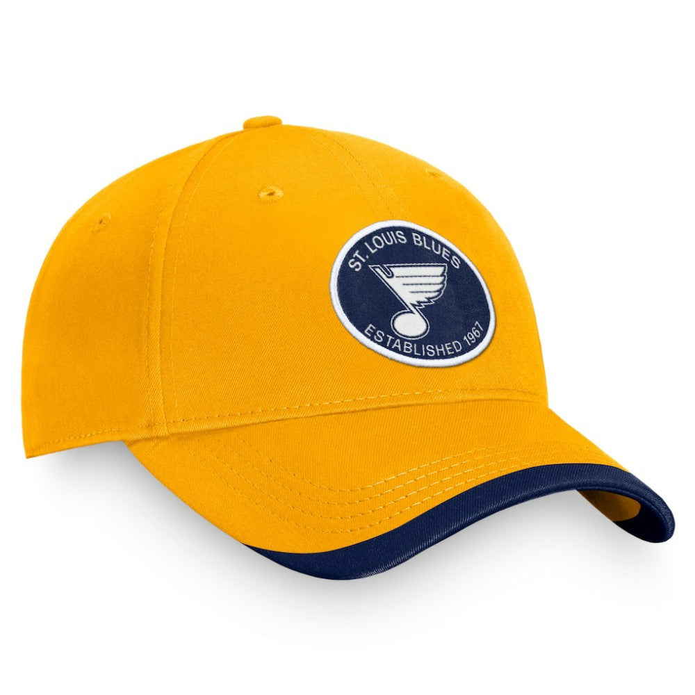 NHL St. Louis Blues Fanatics Fundamental Adjustable Hat - Gold