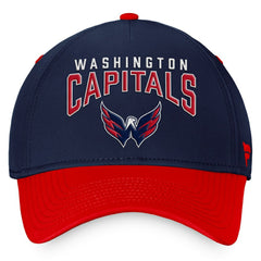 NHL Washington Capitals Fanatics Fundamental 2-Tone Flex Hat - Navy/Red