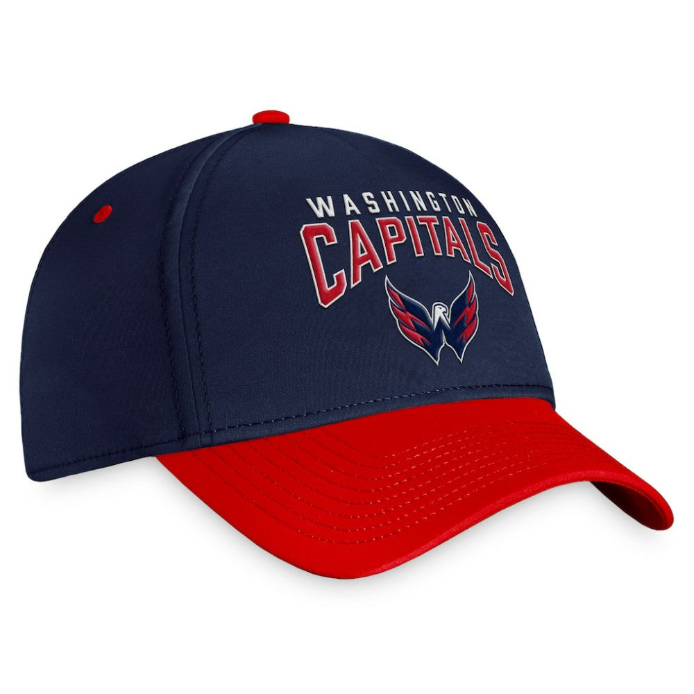 NHL Washington Capitals Fanatics Fundamental 2-Tone Flex Hat - Navy/Red