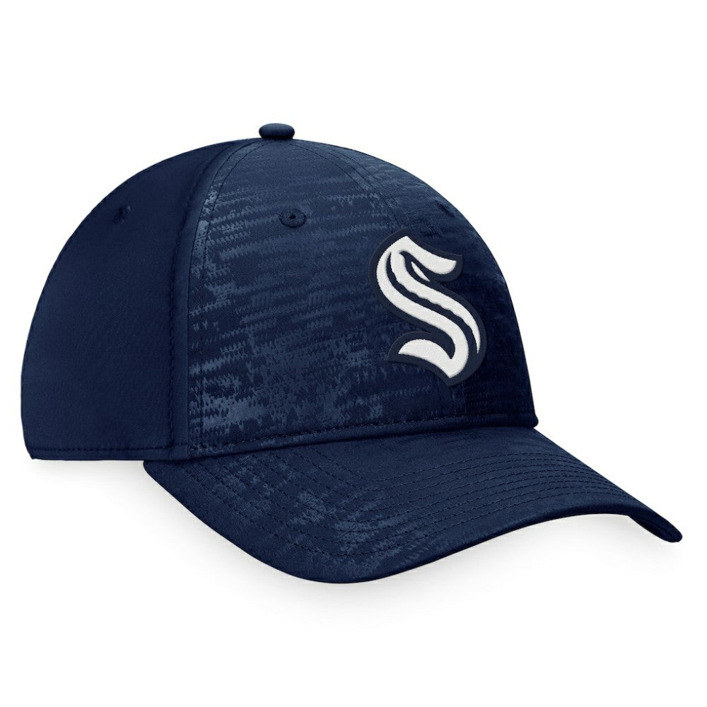 NHL Seattle Kraken Fanatics Fundamental Flex Hat - Deep Sea Blue