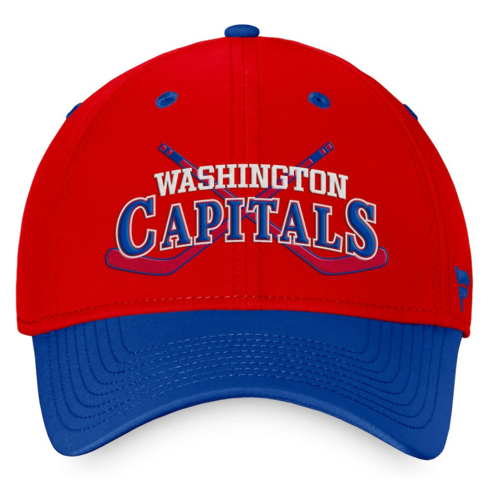 NHL Washington Capitals Fanatics Heritage Vintage Flex Hat - Red/Blue