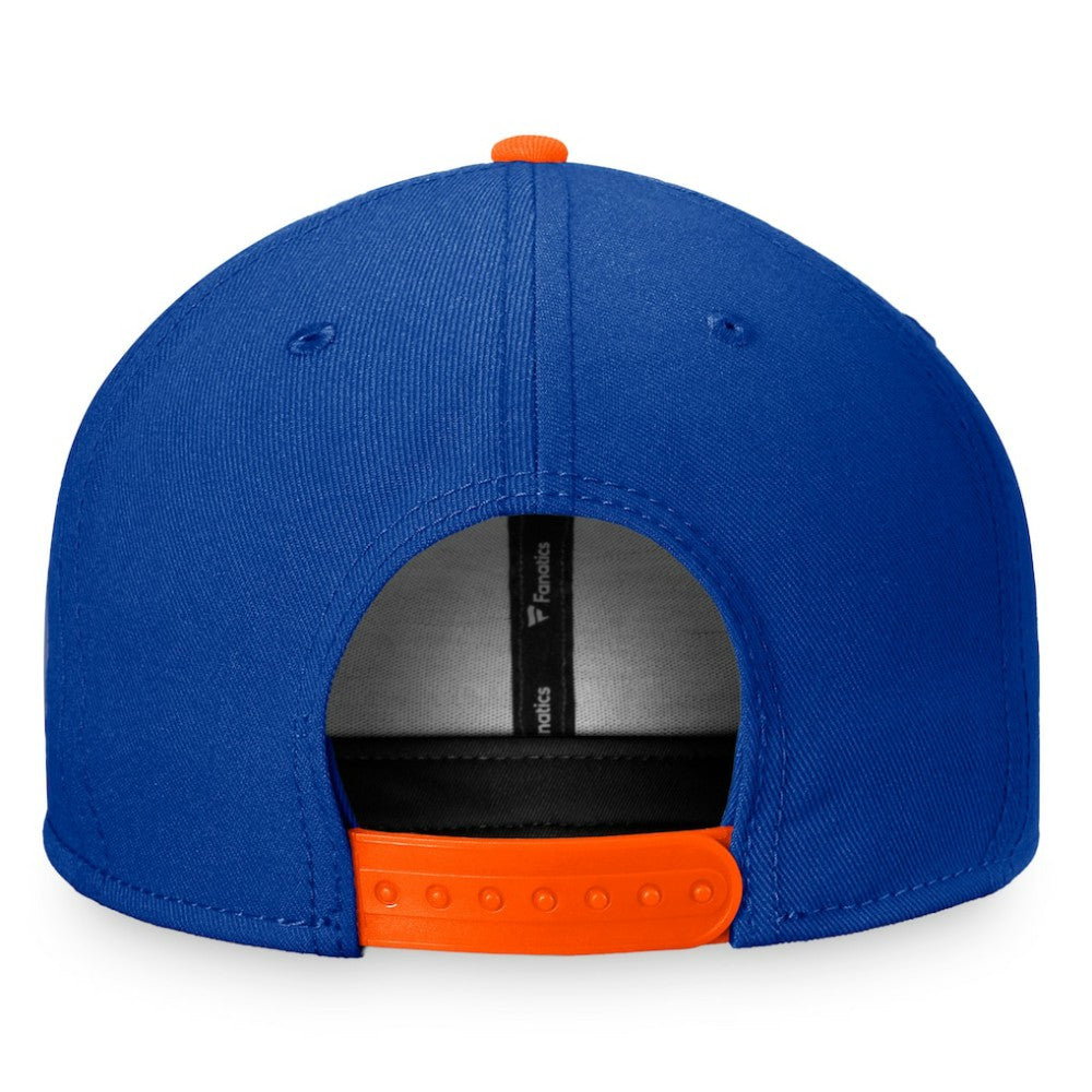 NHL New York Islanders Fanatics Fundamental Colorblocked Snapback Hat - Royal/Orange