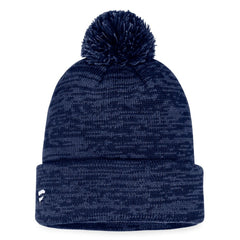 NHL St. Louis Blues Fanatics Fundamental Cuffed Knit Hat with Pom - Navy