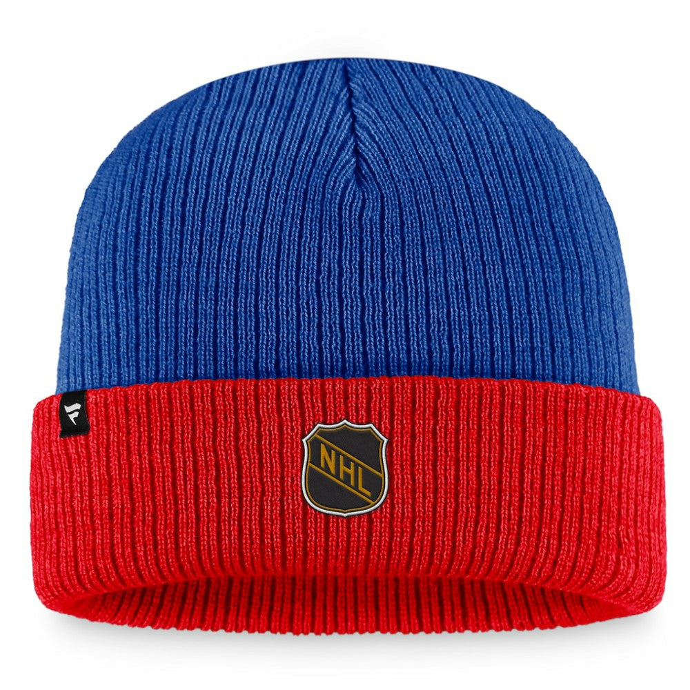 NHL Washington Capitals Fanatics Heritage Vintage Cuffed Knit Hat - Blue/Red