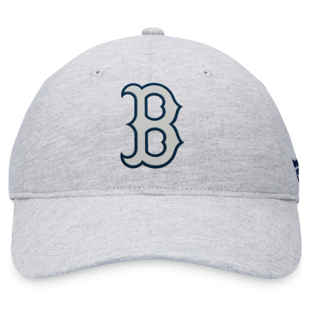 Boston Red Sox Fanatics Logo Adjustable Hat - Gray Hats