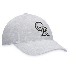 Colorado Rockies Fanatics Logo Adjustable Hat - Gray Hats