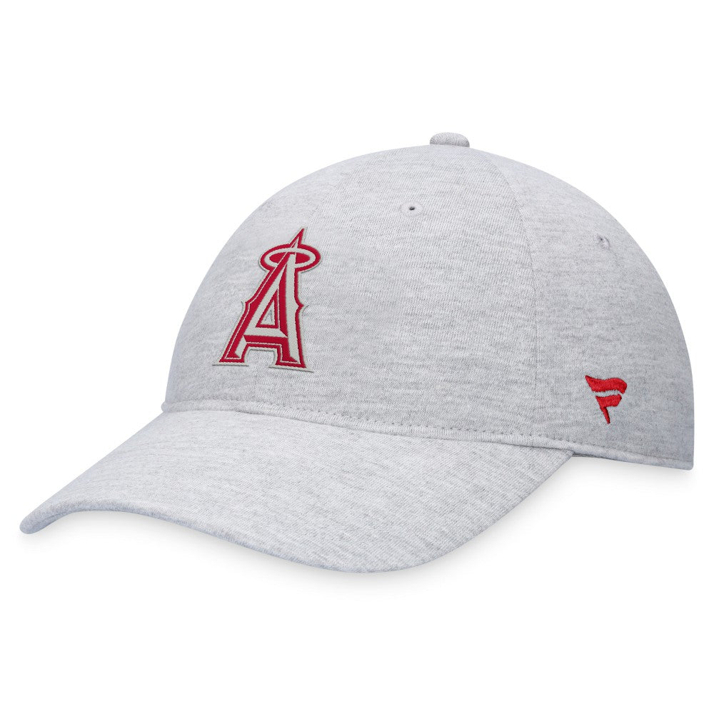 Los Angeles Angels Fanatics Logo Adjustable Hat - Gray Hats