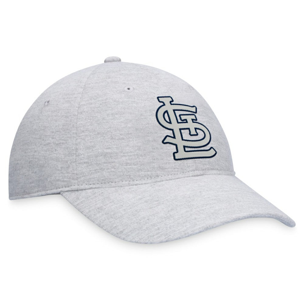 St. Louis Cardinals Fanatics Logo Adjustable Hat - Gray Hats