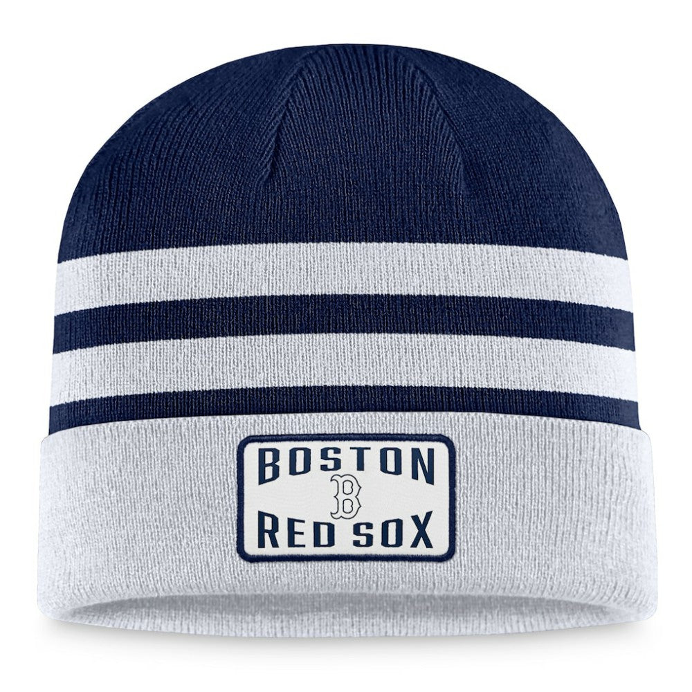 Boston Red Sox Fanatics Cuffed Knit Hat - Gray Hats