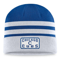 Chicago Cubs Fanatics Cuffed Knit Hat - Gray Hats