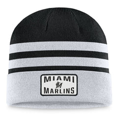 Miami Marlins Fanatics Cuffed Knit Hat - Gray Hats