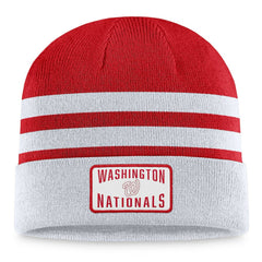 Washington Nationals Fanatics Cuffed Knit Hat - Gray Hats