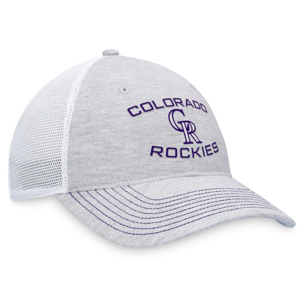 Colorado Rockies Fanatics Trucker Adjustable Hat - Gray Hats